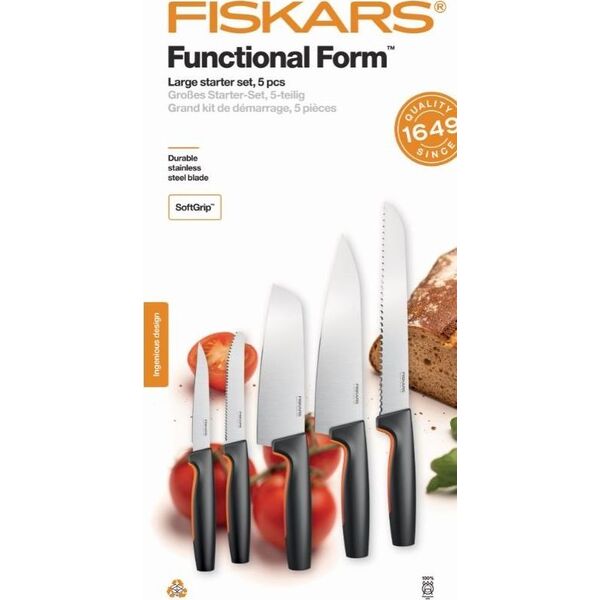 Fiskars Zestaw 5 noży Functional Form 1057558