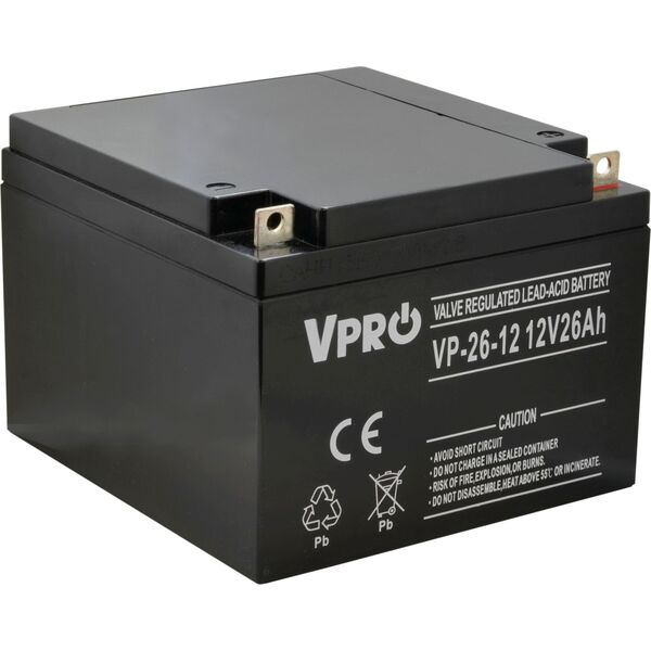 VPRO Akumulator VPRO 12V/26Ah