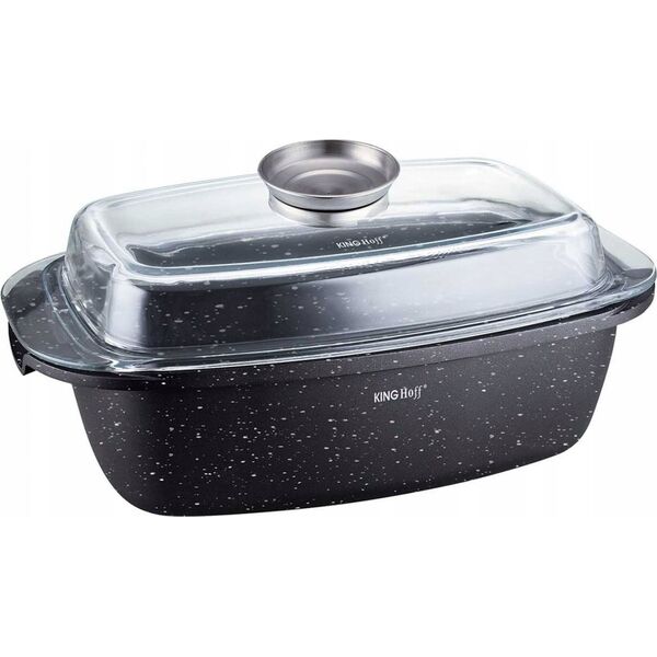 KingHoff Brytfanna marmurowa kinghoff 5,5l +pokrywa kh-1608