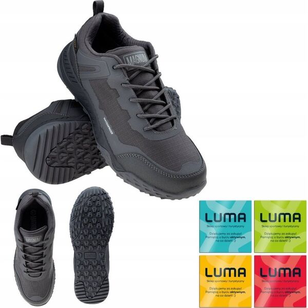 Magnum OBUWIE TAKTYCZNE LEKKIE BONDSTEEL LOW WP C DARK GREY 46