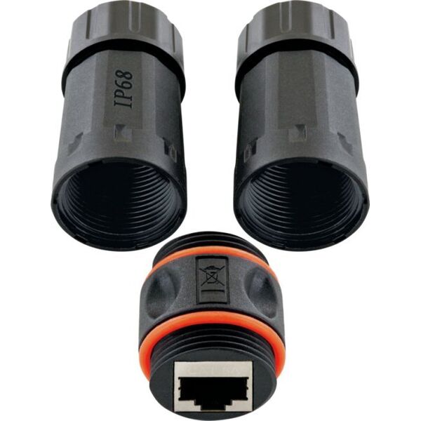 Schwaiger Schwaiger CAT6A Netzwerkverbinde Outdoor 2x RJ45 Buchse