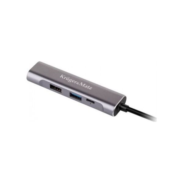 Stacja/replikator Kruger&Matz USB-C (LEC-KM0400)