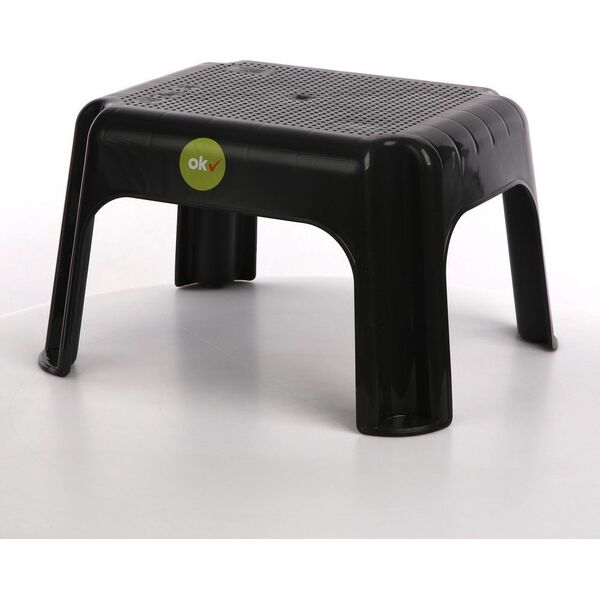 Lumarko taboret prostokątny 36,5x30x24cm grafit (10230)