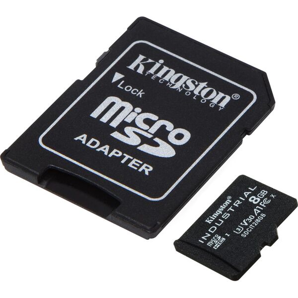 Karta Kingston Industrial MicroSDHC 8 GB Class 10 UHS-I/U3 A1 V30 (SDCIT2/8GB)