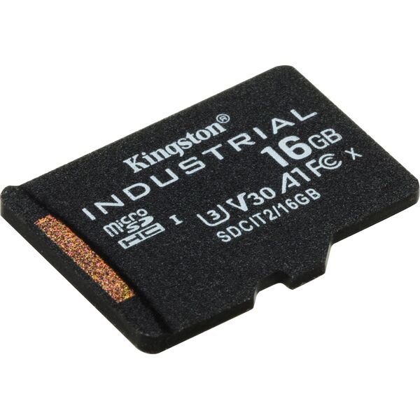 Karta Kingston Industrial MicroSDHC 16 GB Class 10 UHS-I/U3 A1 V30 (SDCIT2/16GB)