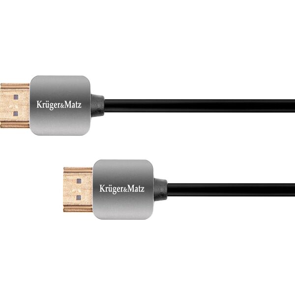 Kabel Kruger&Matz HDMI - HDMI 1.8m czarny (KM0329)