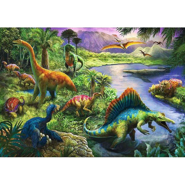 Trefl Puzzle 200el Drapieżne dinozaury 13281 Trefl p12