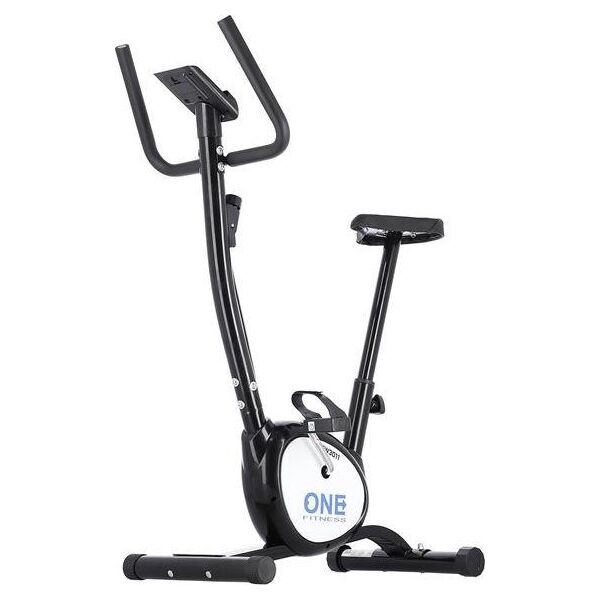 Rower stacjonarny One Fitness treningowy mechaniczny RW3011 czarno-biały