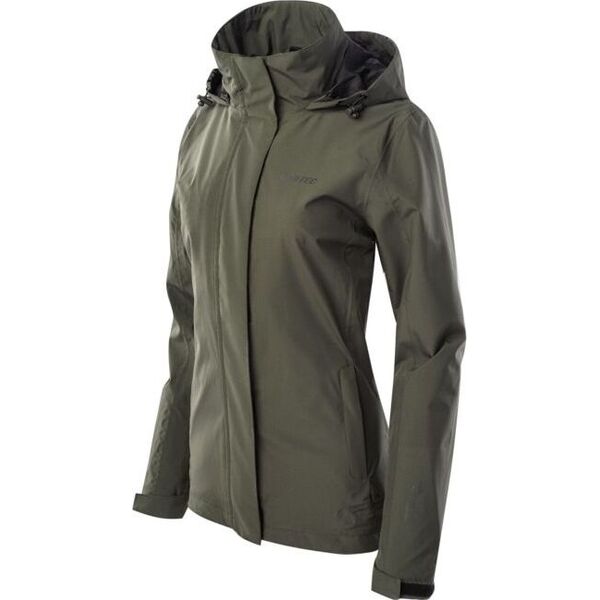 HiTech Damska kurtka przejściowa Hi-Tec Lady Harriet jacket wiosenno-jesienna ciemnozielona rozmiar L