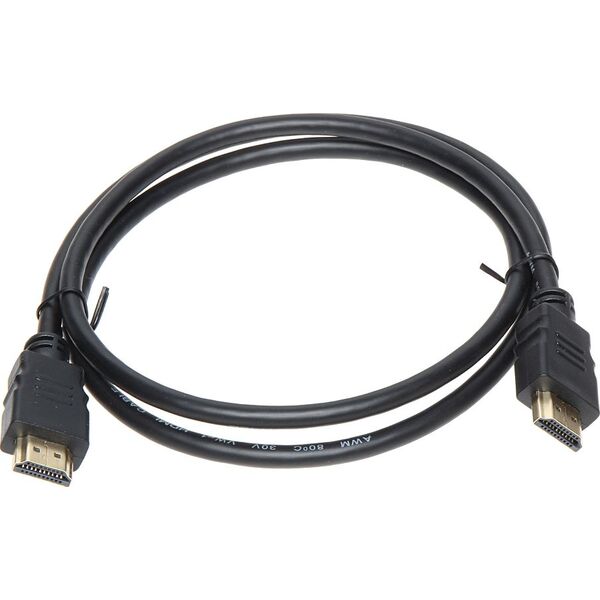 Kabel HDMI - HDMI 1m czarny (HDMI-1.0)