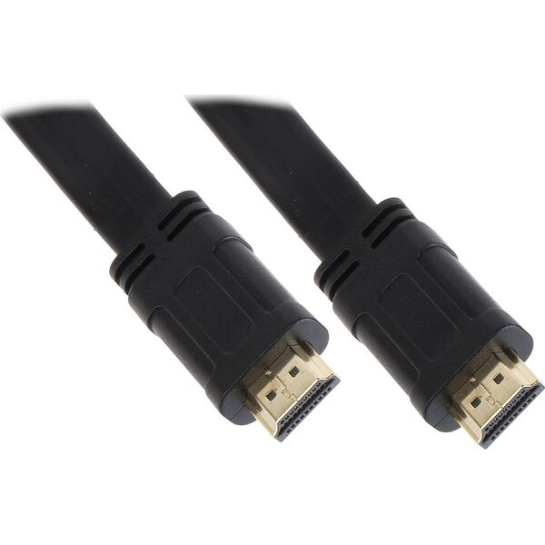 Kabel HDMI - HDMI 5m czarny (HDMI-5.0-FL)