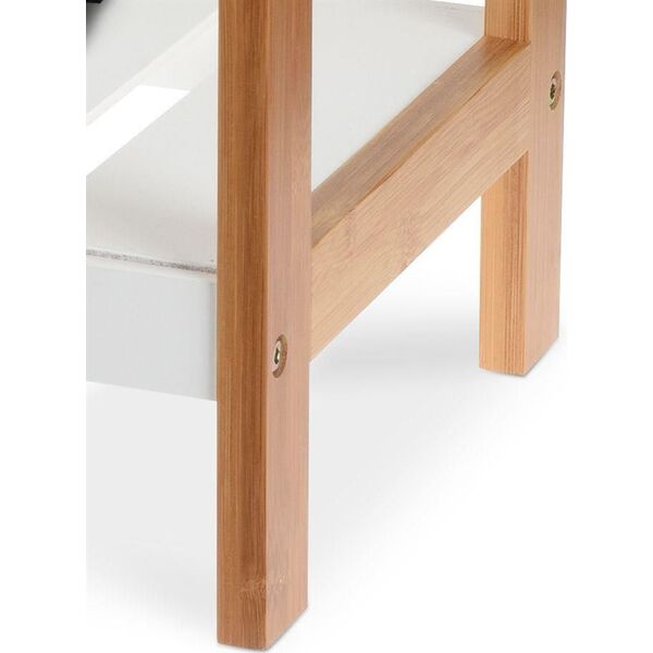 Storage Solutions Regał BAMBUSOWY stojak na buty 2 poziomy