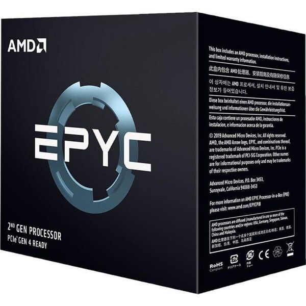 Procesor serwerowy AMD Epyc 7642, 2.3 GHz, 256 MB, BOX (100-100000074WOF)