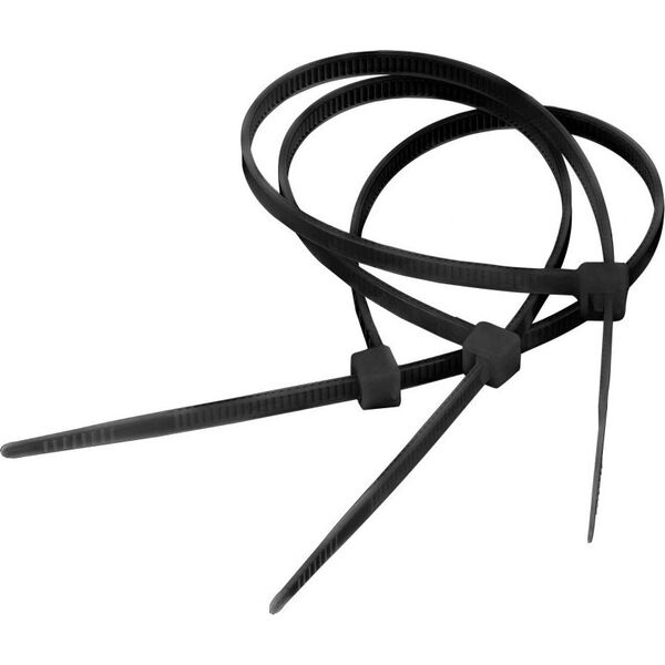 Organizer Cabletech Opaska zaciskowa 9,0 mm/122 cm czarna Cabletech 10szt.