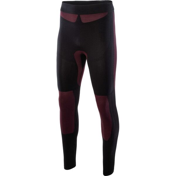 Hi-Tec Bielizna termoaktywna męskie spodnie kalesony Hino Bottom czarno-czerwone rozmiar: M/L