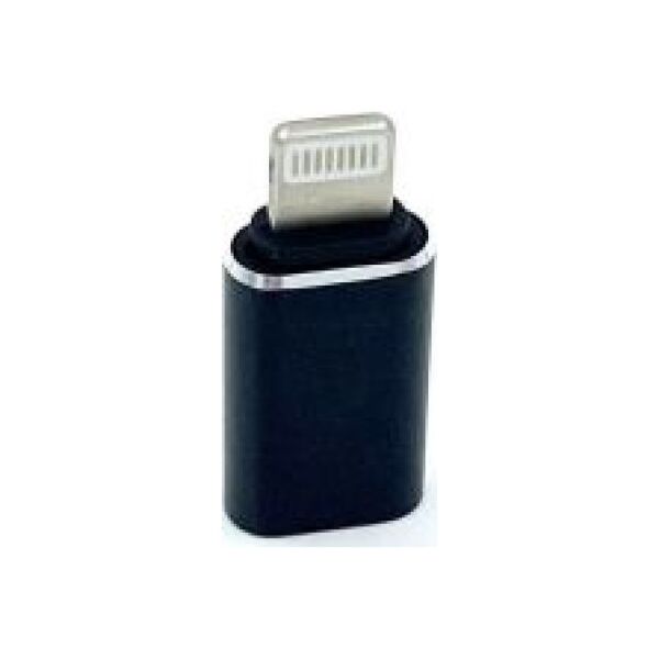 Adapter USB MaxLife  Lightning - USB-C Czarny  (8_2273671)