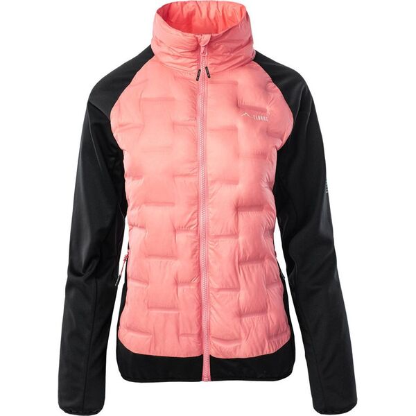 Elbrus KURTKA OCIEPLANA JULIMAR WO'S FLAMINGO PINK/BLACK L