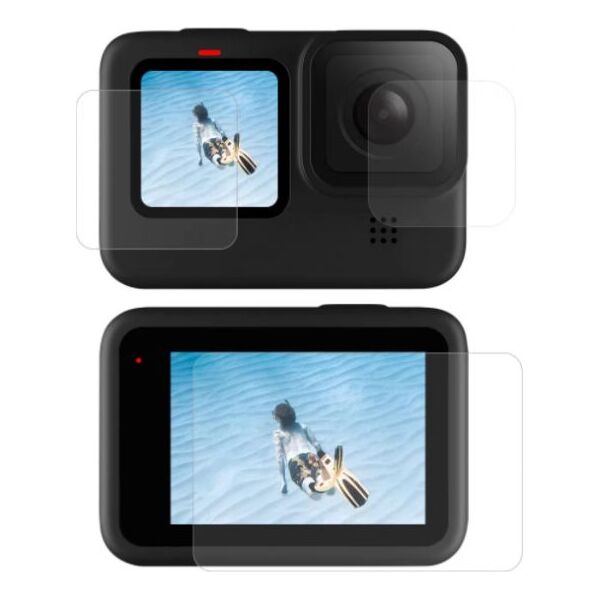 Telesin Szkło hartowane na ekran i obiektyw Telesin dla GoPro Hero 9 / Hero 10 (GP-FLM-901)