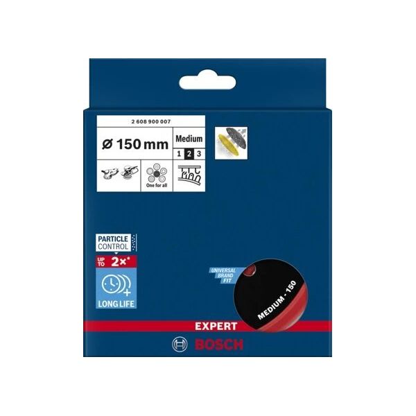 Bosch Bosch multi-hole pad 150mm medium M8 + 5/16 - 2608900007 EXPERT RANGE