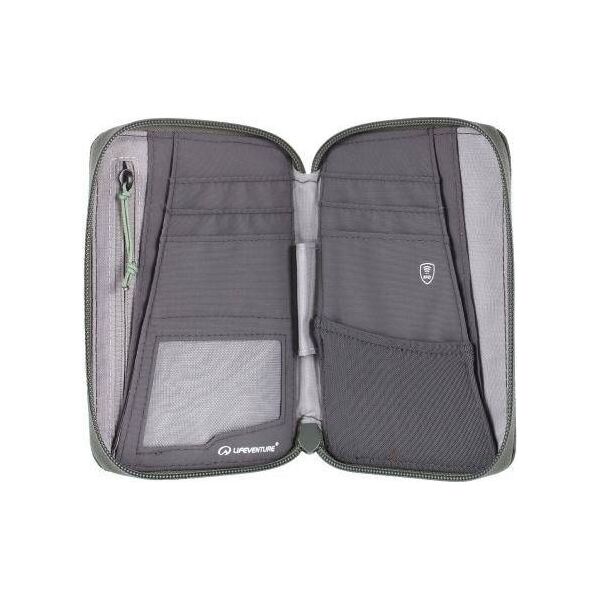 Lifeventure RFID Mini Travel Wallet, Recycled, Olive