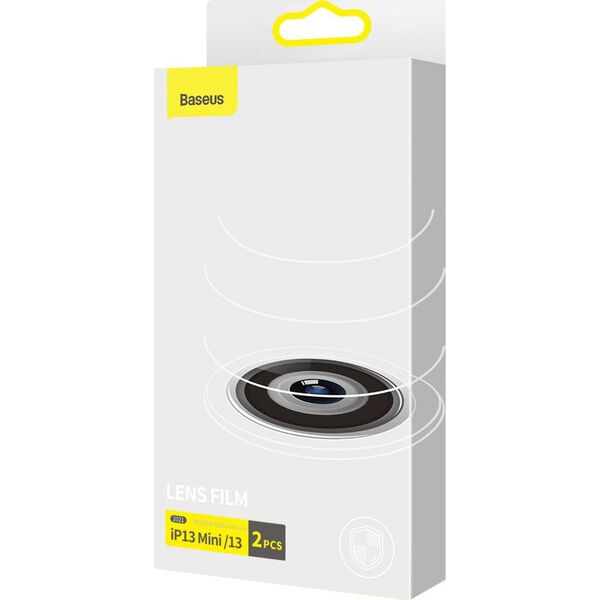 Baseus Baseus szkło hartowane na cały aparat Apple iPhone 13/13 mini [2 PACK]