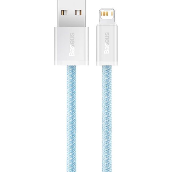Kabel USB Baseus USB-A - Lightning 1 m Turkusowy (BSU3007BLU)