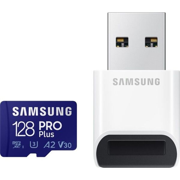 Karta Samsung PRO Plus 2021 MicroSDXC 128 GB Class 10 UHS-I/U3 A2 V30 (MB-MD128KB/WW)