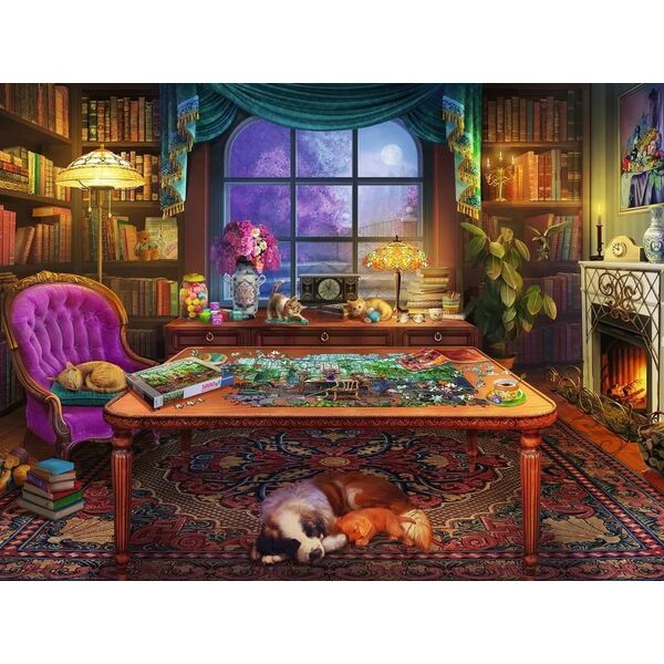 Ravensburger Puzzle 750el 164448 Pokój fana puzzli RAVENSBURGER