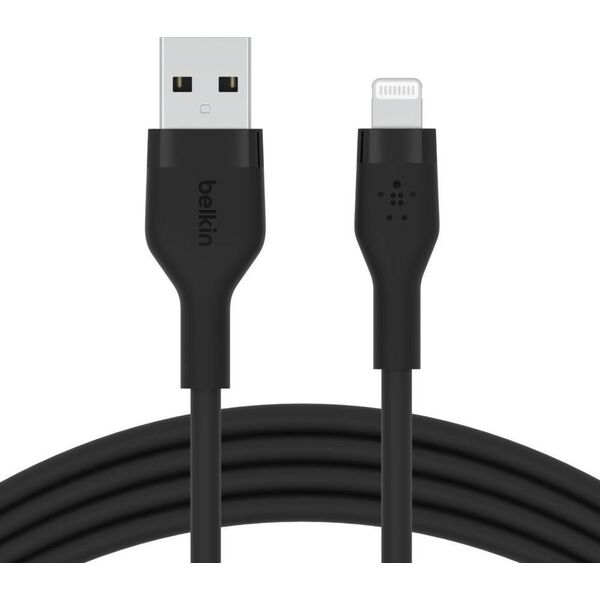 Kabel USB Belkin USB-A - Lightning 1 m Czarny (CAA008BT1MBK)
