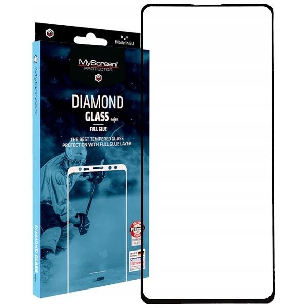 MyScreen Protector Samsung Galaxy A71 5G - Szkło hartowane na lekko zaokrąglone ekrany DIAMOND GLASS LITE edge FULL GLUE