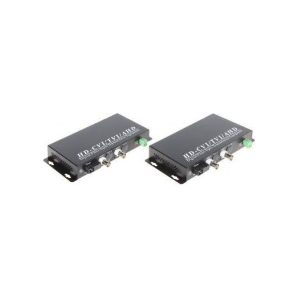 Konwerter światłowodowy ŚWIATŁOWODOWY KONWERTER WIDEO OVH-2D/SC 2x VIDEO + RS-485 KOMPLET TXRX