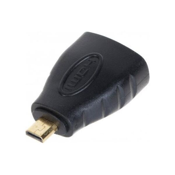 Adapter AV HDMI Micro - HDMI czarny (HDMI-W-MICRO/HDMI-G)