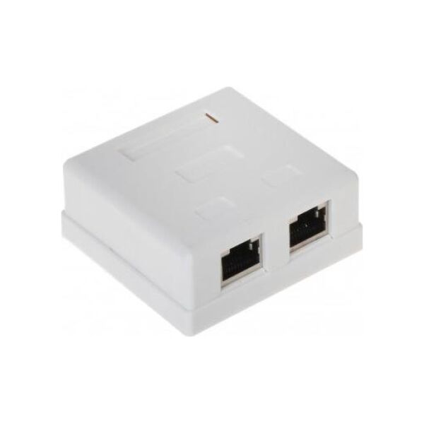 GNIAZDO ZAKOŃCZENIOWE RJ45-2G5/6 PODWÓJNE