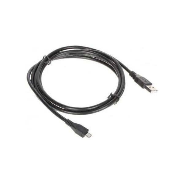 Kabel USB USB-A - microUSB 1.8 m Czarny (USB-W-MICRO/USB-1.8M)