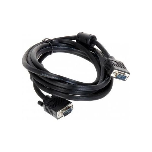 Kabel D-Sub (VGA) - D-Sub (VGA) 3m czarny (VGA-3.0-WW/F)