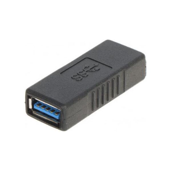 Adapter USB USB - USB Czarny  (USB3.0-GG)