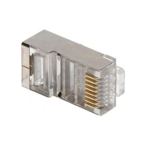 WTYK MODULARNY EKRANOWANY RJ45/C6-EKRAN*P100