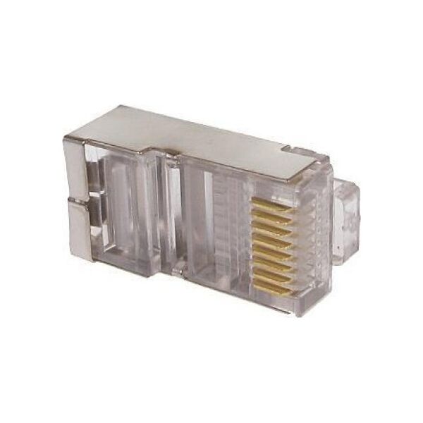 WTYK MODULARNY EKRANOWANY RJ45/EKRAN*P10
