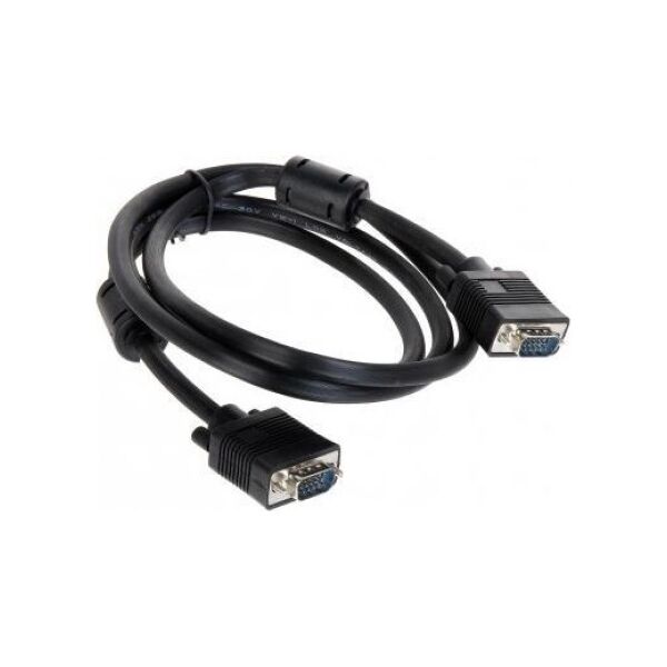 Kabel D-Sub (VGA) - D-Sub (VGA) 1.5m czarny (VGA-1.5-WW/F)