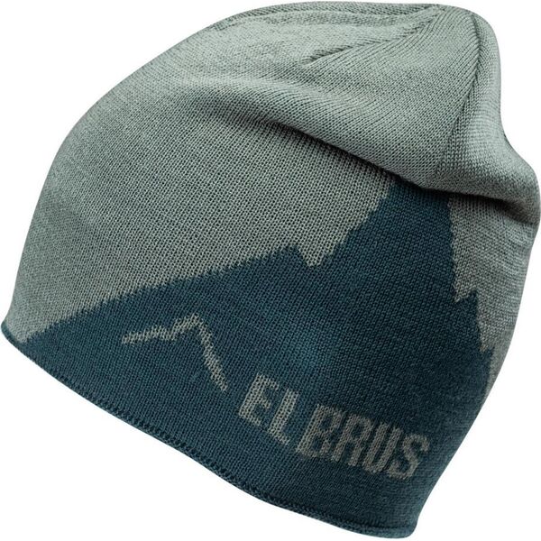 Elbrus Czapka zimowa męska Elbrus Reutte zielono-szara
