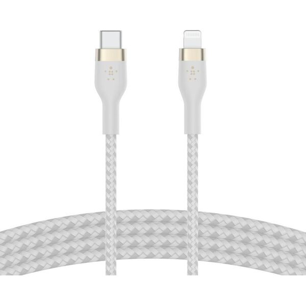 Kabel USB Belkin USB-C - Lightning 2 m Biały (CAA011BT2MWH)