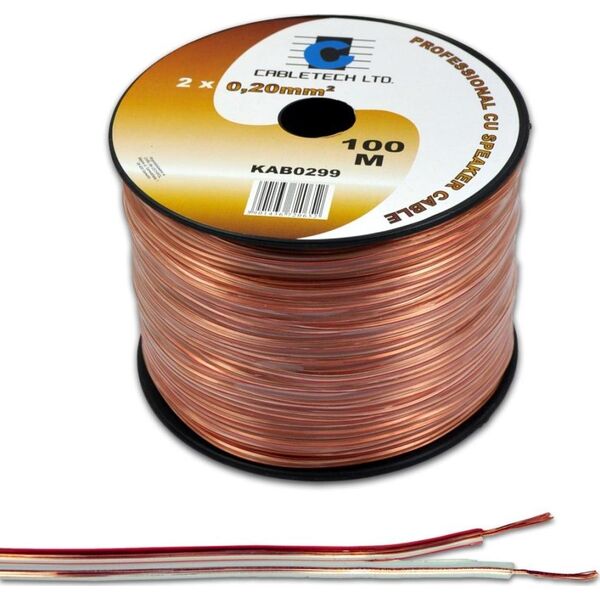 Przewód Cabletech Kabel głośnikowy 6mm