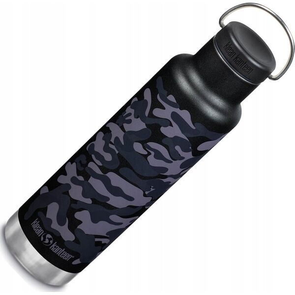 Klean Kanteen Kanteen Classic VI (Loop Cap), 592ml/20oz, Black Camo