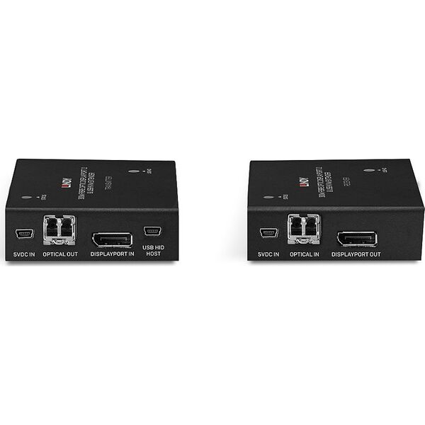 System przekazu sygnału AV Lindy Lindy 300m Fibre Optic DisplayPort 1.2 KVM Extender