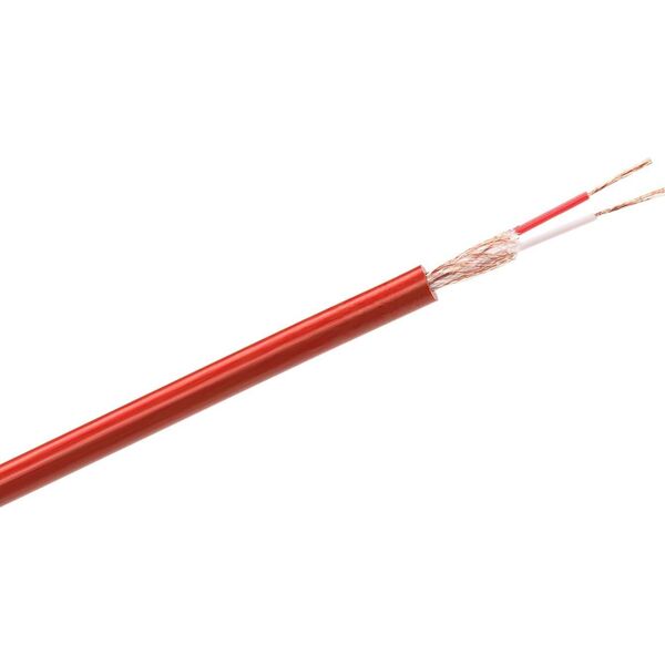 Przewód Azusa Kabel mikrofonowy stereo 6mm czerwony