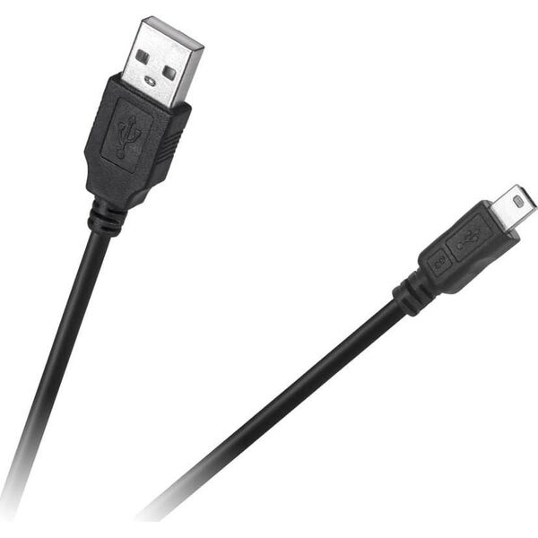 Kabel USB Cabletech USB-A - miniUSB 1.8 m Czarny (KPO4010-1.8)