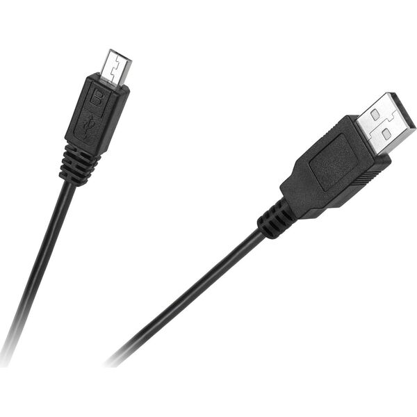 Kabel USB Kruger&Matz USB-A - microUSB 1 m Czarny (KM0359)