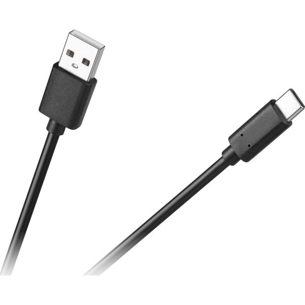 Kabel USB Cabletech USB-A - USB-C 3 m Czarny (KPO3859-3)