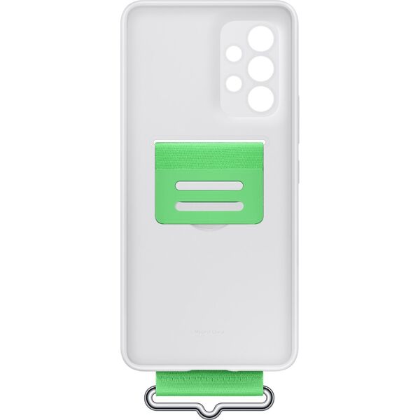Samsung Samsung EF-GA536TWEGWW Silicone Cover with Strap for Samsung Galaxy A53 White