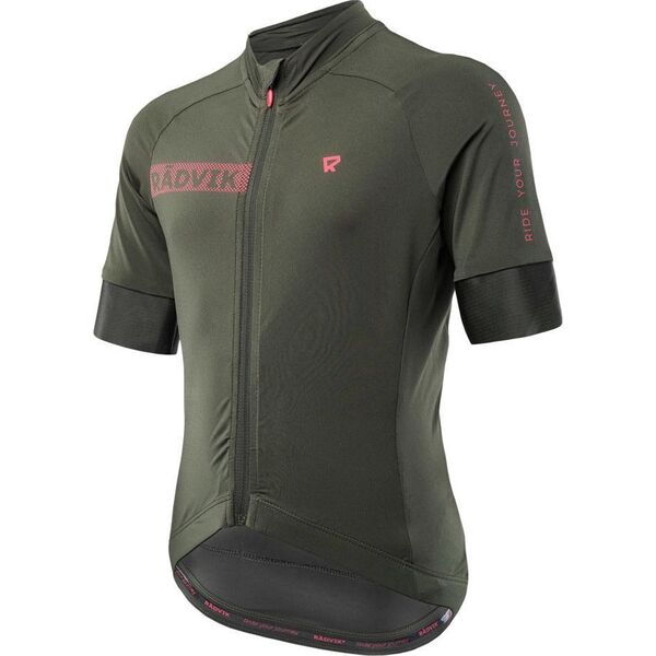 Radvik Koszulka rowerowa dziecięca Radvik Bravo Jrg zielony rozmiar 158